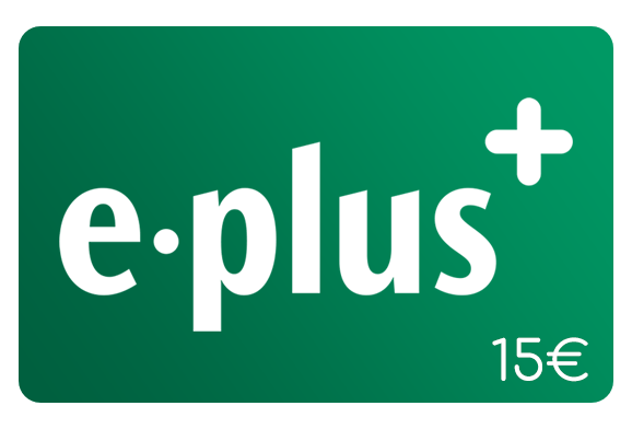 E-Plus 15€ aufladen E-Plus 15 € Aufladen