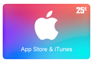 itunes guthaben 25 euro aufladen online