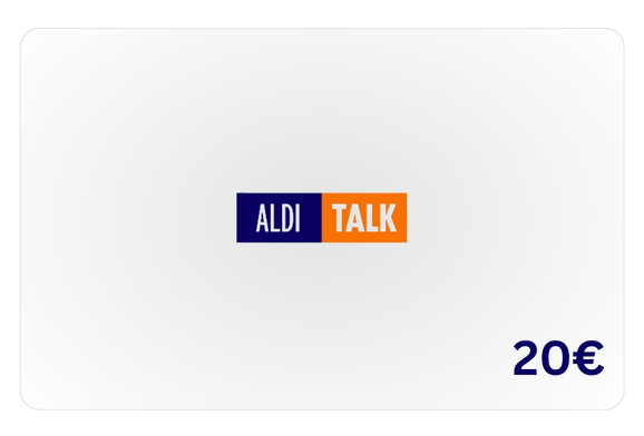 Aldi Talk 20 Euro aufladen Aldi Talk 20 Euro