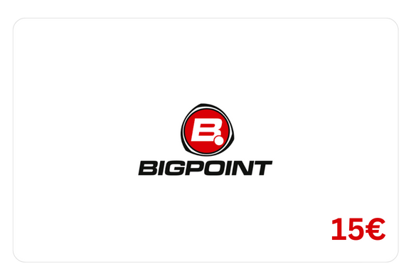 Bigpoint Gamecard 15 Euro Bigpoint Gamecard 15 Euro
