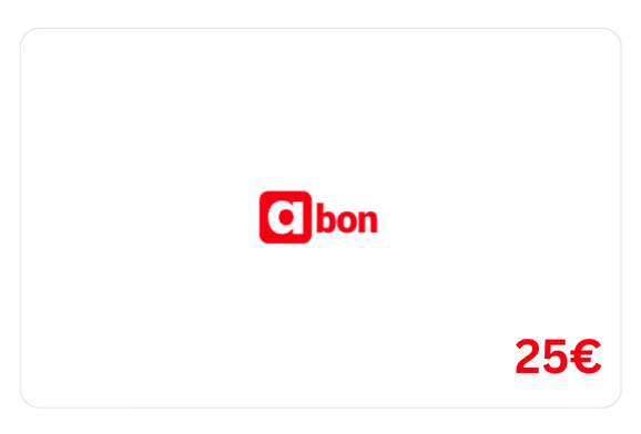 abon Gutschein 25 Euro